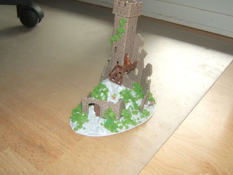 Module De Château En Ruine Pour Warhammer - Résine 30 Mm - Fabriqué En France